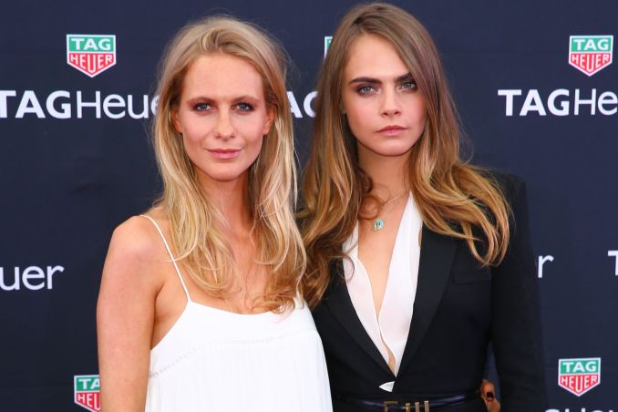 Cara Delevingne ir Poppy Delevingne