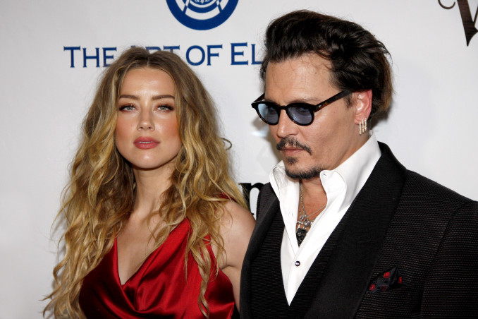 Amber Heard ir Johnny Depp