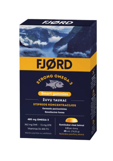 „FJORD Strong Omega-3“ guminukai